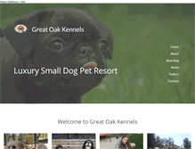 Tablet Screenshot of gokennels.com